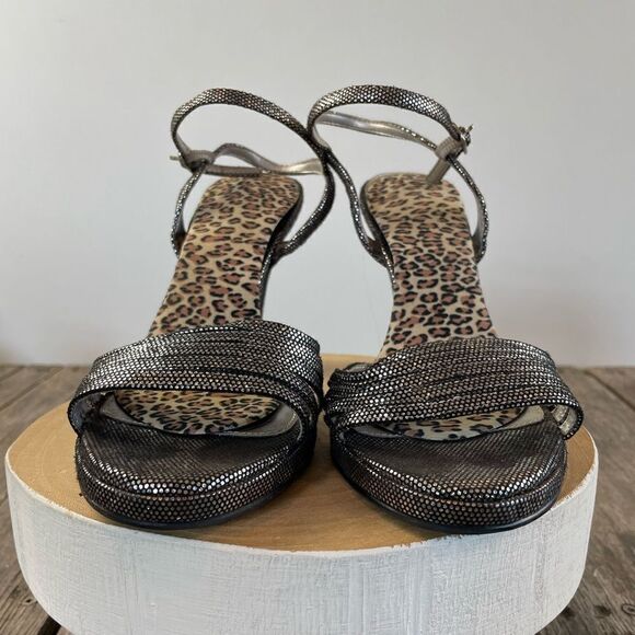 American Eagle Strappy Heels Size 8.5 EUC - Picture 3 of 7